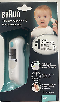 #ad BRAUN Thermoscan5 Ear Thermometer IRT6020 New Box $45.99