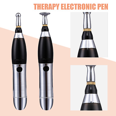 #ad Electronic Acupuncture Pen Red Light Meridian Energy Heal Massage Body face $21.98