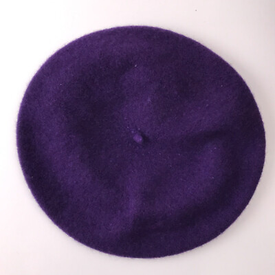 Royal dark purple beret $22.11