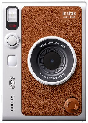#ad Fujifilm Instax Mini EVO Hybrid Instant Camera Brown $199.00
