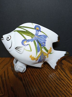 #ad Night Light Ceramic Fish Plug In $18.99