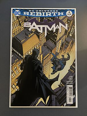 #ad Batman #4 Rebirth 2016 Cover A DC Comics Bag Board $7.99