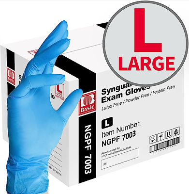 #ad #ad 1000PCS Blue Disposable Nitrile Exam Gloves Powder Latex Free XSSMLXL Size $39.99
