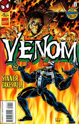 #ad Venom Sinner Takes All #1 VF 8.0 1995 Stock Image $9.40