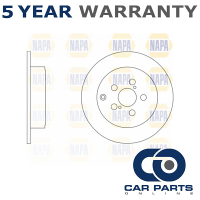 #ad Brake Disc Rear CPO Fits Toyota Avensis 2003 2008 1.6 1.8 2.0 D 2.4 4243105030 GBP 23.96