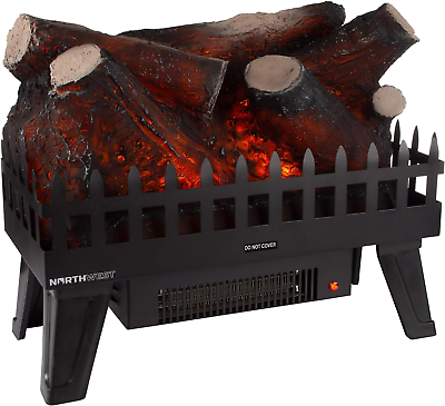 #ad LED Electric Log Insert for Fireplaces Heater with Realistic Energy Efficient LE $160.99