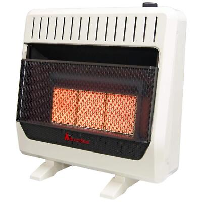 #ad Infrared Plaque Heater 30000 BTU Vent Free Dual Fuel NG or LP T Stat Control $349.83