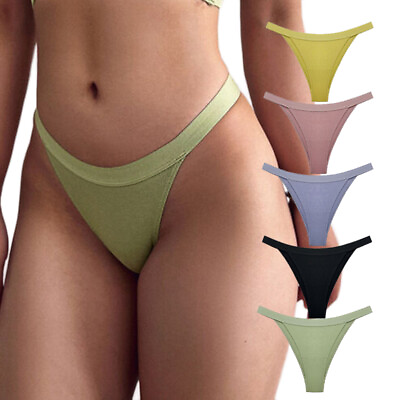 #ad Sexy Womens Thongs g string Pantie Bikini Underwear Bottom V back Brief Knicker $8.99