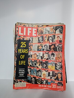 #ad 25 Years Of Life Collection Of 15 1960 1965 Dated Magazines $67.42
