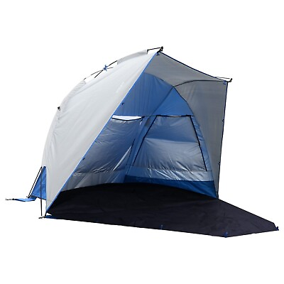 #ad 3 4 Person Portable Sun Shelter Beach Tent Waterproof Windproof Sun Shade $23.79
