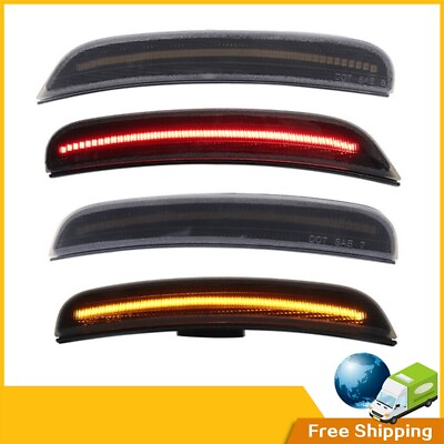 #ad Fit Dodge Charger Smoked Lens Front Rear LED Side Marker Lights 4X 2015 2021 $29.00