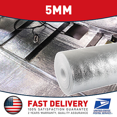 #ad 4㎡ Reflective Foam Insulation Heat Shield Thermal Shield HVAC RAFTERS GARAGES $25.99