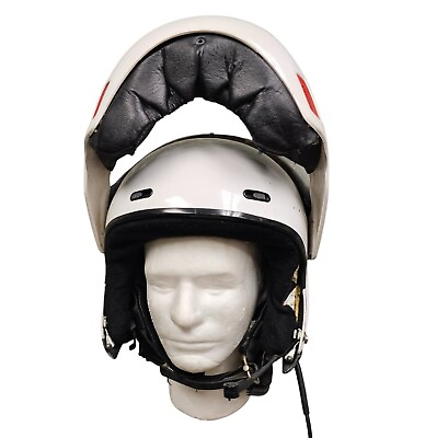 #ad BMW White Modular Motorcycle Helmet with Microphone C $199.99