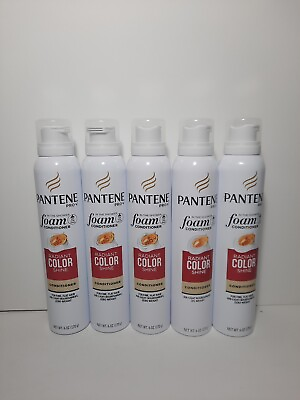 #ad Pantene Pro V In The Shower Foam Hair Conditioner Radiant Color Shine 6oz 5 Pack $25.99