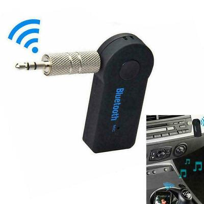 #ad Wireless Bluetooth 3.5mm AUX Audio Stereo Music Car Hot Adapter UKN G3D7 $1.99