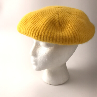 #ad Yellow Knit winter beret $17.05
