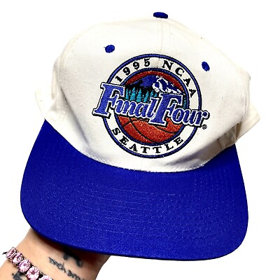 #ad Vintage 1995 NCAA Final Four Seattle Basketball Snapback Hat $65.00
