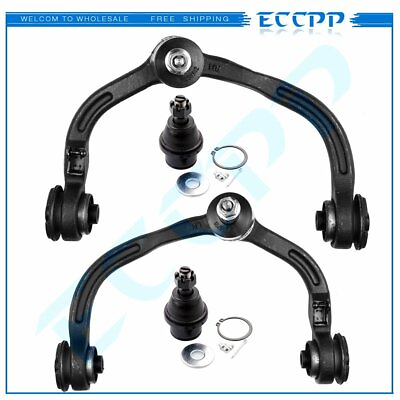 #ad 4x For 2003 2005 2006 Ford Expedition Front Upper Control Arms Lower Ball Joints $67.44