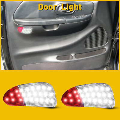 #ad 2x LED Interior Door Panel Courtesy Light 2X Lamp For 97 2003 Ford F150 F250 B $16.14