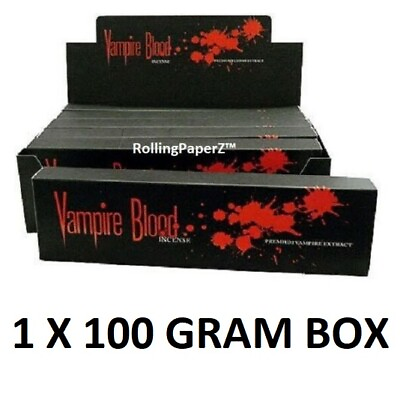 #ad VAMPIRE BLOOD INCENSE STICKS DEVIL#x27;S GARDEN NATURAL ORGANIC ONE 100 GRAM BOX $10.88