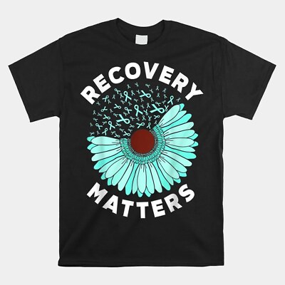 #ad Recovery Matters Alcohol Drug Awareness Addiction Ribbon T Shirt Size S 5XL $19.99