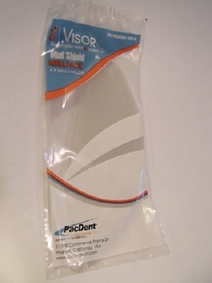 #ad 6pk Visor Replacement Mini Shield for Pac dent iVisor V014 $11.95