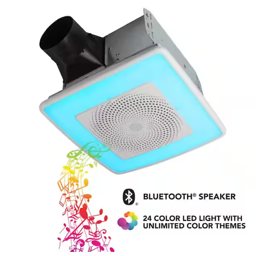 #ad Broan NuTone Sensonic Series 110 CFM Ceiling Bathroom Exhaust Fan with Speaker $129.99