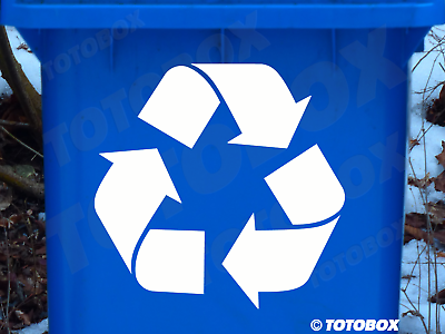 #ad #ad Recycle Symbol Decal Sticker Die Cut Vinyl For Home and Office $5.74