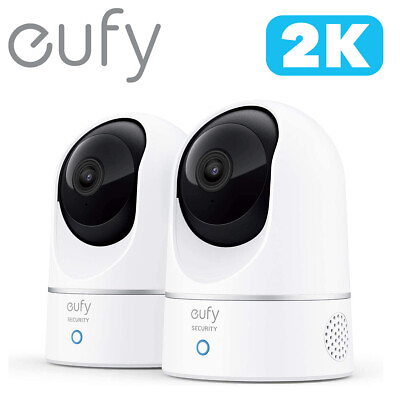 #ad eufy Security 2K Smart IP Camera Panamp;Tilt Cam Wi Fi Baby Monitor Human amp; Pet AI $54.99