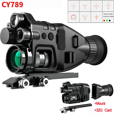 #ad CY789 1080P Infrared Night Vision Scope 8X Optical Zoom Night Vision Monocular M $230.91