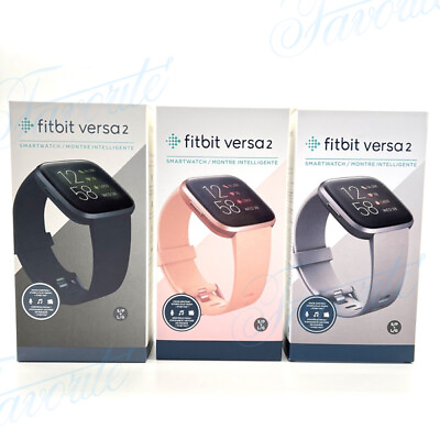 #ad NEW Fitbit Versa 2 Health amp; Fitness Smartwatch Authentic Activity Tracker S amp; L $77.85