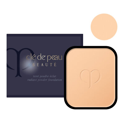 #ad Cle de Peau TEINT POUDRE ECLAT Radiant Powder Foundation 8 Shades 11g REFILL $23.98