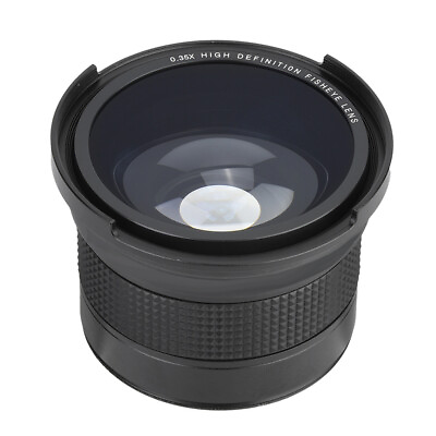 #ad 58MM 0.35X Fisheye Super Wide Angle Lens For SLR DSLR Camera Black $26.31