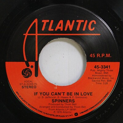 #ad Soul 45 Spinners If You Can#x27;T Be In Love Wake Up Susan On Atlantic $5.00