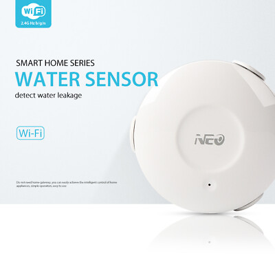 #ad NEO WiFi Flood Water Sensor Alarm Smart Home Automation $20.30