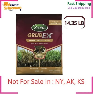 #ad Scotts GrubEx1 Season Long Grub Killer 14.35 lbs. 5000 sq. ft. NEW $30.58