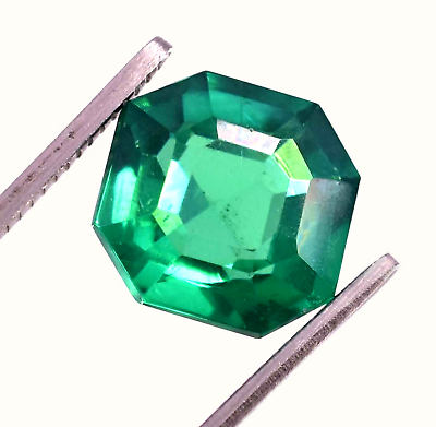 #ad 12.95Ct Natural Green Zambian Emerald Certified Unheated Untreated Gemstone 12mm $31.41