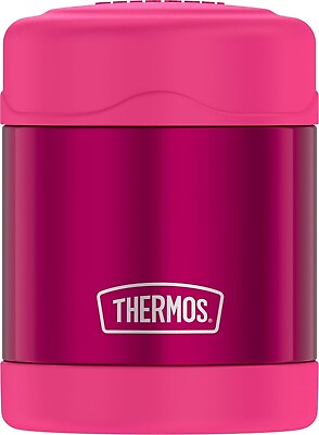 #ad THERMOS FUNTAINER VACUUM INSULATED FOOD JAR CONTAINER HOT COLD PINK 10 OZ OUNCE $15.83
