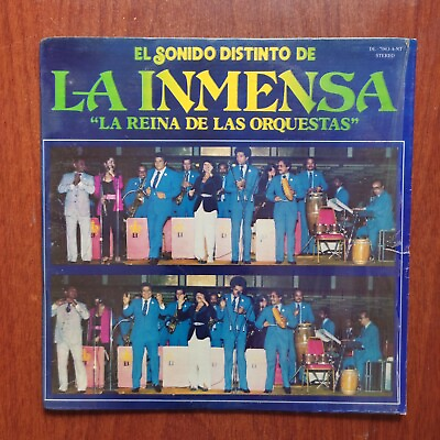 #ad El Sonido Distinto De La Inmensa La Reina De Las Orquestas 1981 Vinyl LP Latin $14.98