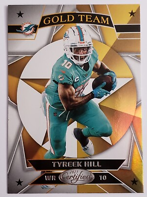 #ad 2023 Panini Certified Tyreek Hill Gold Team Dolphins GT 5 $4.50