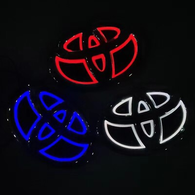 #ad Front Rear illuminated Car Emblem lights For Toyota Corolla Crown Camry $26.99