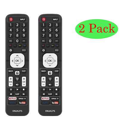 #ad 2 Pack Remote EN2A27S for Sharp Smart TV LC 50N7000U LC 55N620CU LC 75N8000U $8.99