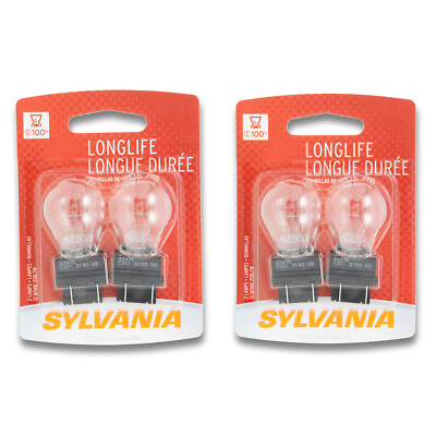 #ad Sylvania Long Life Two 2 Packs 3047LL Light Bulb Brake Turn Signal Tail tt $9.98