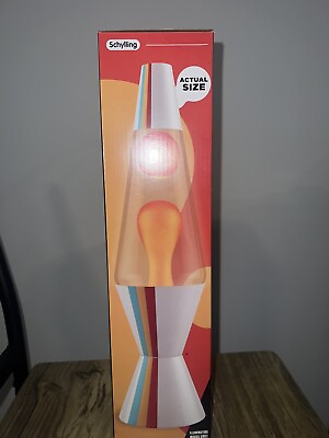 #ad Schylling 2117 14.5 inch Lava Lamp with Orange Wax $32.99