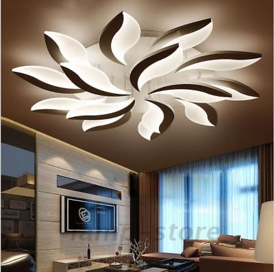 #ad New Acrylic Modern Led Ceiling Lights Living Study Room Ceiling Lamps Chandelier $309.26