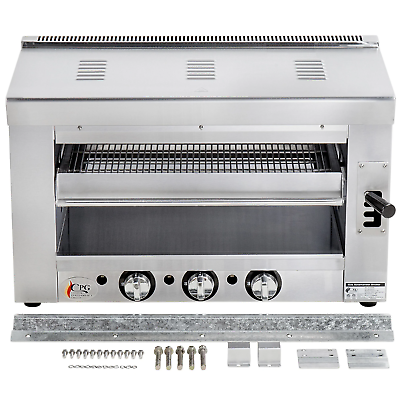 #ad 36quot; Liquid Propane Infrared Salamander Broiler with Wall Mounting Bracket $1462.43
