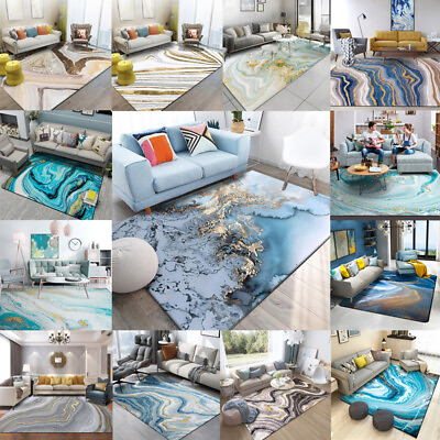 #ad 3D Abstract Ocean Wave Non slip Livingroom Kitchen Bathroom Floor Mat Rug Carpet $24.99
