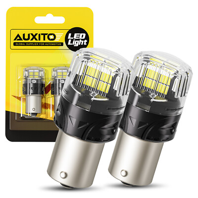 #ad 7506 1141 1073 LED AUXITO Reverse Backup Light DRL Signal Light Bulbs New 1156 $13.99