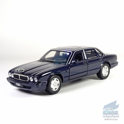 #ad 1 36 Jaguar XJ6 Model Car Alloy Diecast Toy Vehicle Collection Kids Gift Blue $23.46