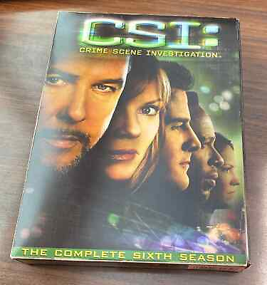#ad CSI Crime Scene Investigation The Complete Season 6 DVD $6.74